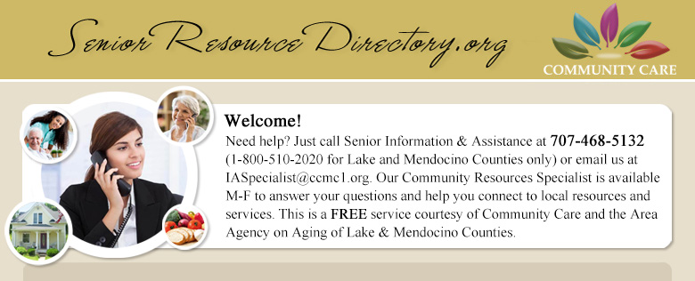 Senior Resource Directory of Lake & Mendocino County